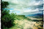 Bernalillito Mesa, View of Mesa's East Promontory