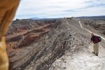 White Mesa Bike Trail-Dragon Back.Vince.2016-02-16.Dragon's Back Trail