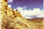 Clouds and Rain Across La Jara Arroyo to the Jemez Mountains