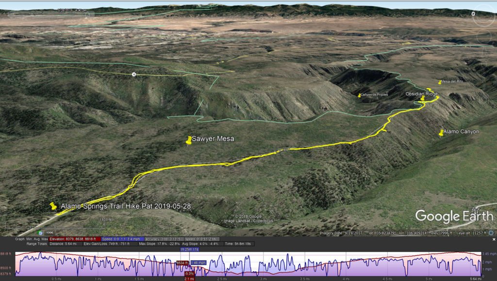 Alamo Spring Trail Hike – 05/28/2019 - Hiking in New Mexico