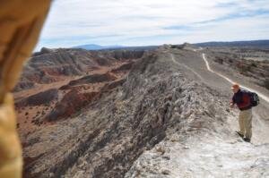 White Mesa Bike Trail-Dragon Back Hike.Vince.2016-02-16       